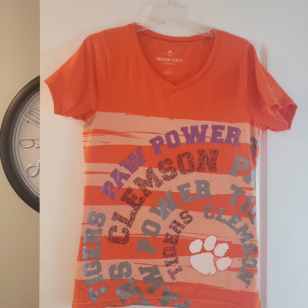 Clemson T shirt Size S